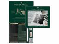 Faber-Castell Bleistifte Castell 9000 & Pitt Graphite Matt, 2x8er Set