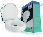 WC Sitz Mod. Secura Comfort L, mit 8 cm Sitzerh&ouml;hung, belastbar bis 300 kg