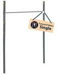 HUDORA 64003 - Turnreck Fabian Pro Single, Breite: 123 cm, Turnstange