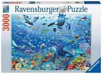 Erwachsenenpuzzle 3000 Teile - Bunter Unterwasserspa&szlig;