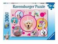Puzzle Ravensburger Knuffige Einhorn-Hunde 300 Teile XXL