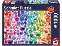 Schmidt Spiele - Regenbogen-Murmeln, 1000 Teile, Spielwaren