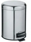 Kosmetik Treteimer Mod. Leman Edelstahl Gl&auml;nzend 5L, mit herausnehmbarem Einsatz