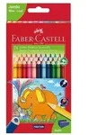 Faber-Castell Buntstift dreikant Jumbo 5.4mm, 24er Set