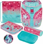 Herlitz Grundschulrucksack SoftLight Plus GREENline Pink Bubbles