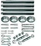 Paulmann 17834 Niedervolt-Seilsystem-Komponente Spann-Montageset Chrom