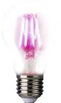 LightMe LED-Pflanzenlampe LM85320 109mm 230V E27 4W Gl&uuml;hlampenform 1St.