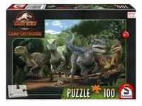 Schmidt Spiele - Neue Abenteuer, Das Velociraptor Rudel, 100 Teile, Spielwaren