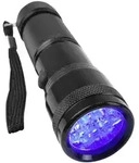 Berger & Schr&ouml;ter UV 395-400 nm UV-LED Taschenlampe mit Handschlaufe