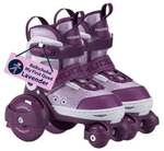 HUDORA 22062 - Rollschuh My First Quad, lavender, Gr. 30-33