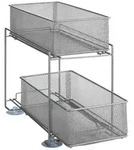 Schubladenregal Mod. Gioma Silber, 2 Etagen