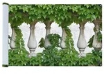 Balkon-Sichtschutz Mod. Efeu-Zaun, 5 m, UV- und witterungsbest&auml;ndig