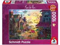 Schmidt Spiele - Rose Cat Khan - Drachenpost, 1000 Teile, Spielwaren