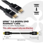 club3D HDMI Anschlusskabel HDMI-A Stecker, HDMI-A Stecker 10.00 m Schwarz CAC-2313 4K