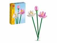 LEGO Creator 40647 Lotusblumen Set mit künstlichen Blumen, Kinderzimmer-Deko,
