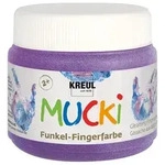 KREUL Fingerfarbe MUCKi Funkel zauber lila 150ml Dose, Grundpreis: &euro; 33,27 / l