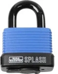 Burg W&auml;chter Splash 470 45 Blue SB Vorh&auml;ngeschloss Blau-Schwarz Schl&uuml;sselschloss