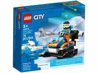 LEGO City 60376 Arktis-Schneemobil, Set mit 3 Tier-Figuren Konstruktionsspielzeug,