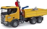 bruder 03551 Scania Super 560R Baustellen-LKW Kran und 2 Paletten