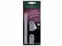Faber-Castell Bleistifte Sparkle dapple gray 2er Set mit Spitzer