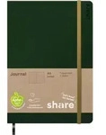 share Notizbuch A5 punktkariert gr&uuml;n