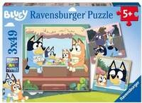 Kinderpuzzle 3x49 Teile - Blueys Abenteuer