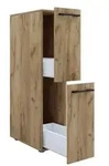 Holz Badm&ouml;bel Nischenschrank Schublade Sadilo L