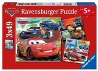 Puzzle Ravensburger DCA: Weltweiter Rennspa&szlig; 3 X 49 Teile