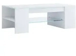 Holz Sofatisch Couchtisch Schublade Glas Tunas