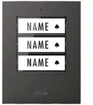 M-e modern-electronics 41307 Funkklingel Sender beleuchtet, mit Namensschild