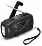 Technaxx TX-238 Notfallradio AM, FM Notfallradio Handkurbel, Solarpanel,