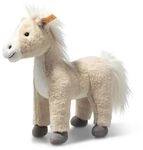 Steiff 074318 - Gola Pferd, stehend, beige/wei&szlig;, Pl&uuml;sch, 27 cm