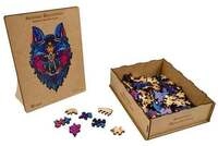Artefakt Holzpuzzle 2 in 1 Wolf, 180 Teile, in Holzbox