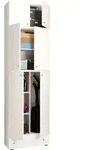 Holz Besenschrank Staubsauger Putzschrank Lona SA
