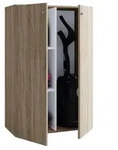 Holz Besenschrank Staubsauger Putzschrank Lona L