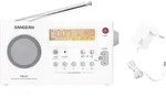 Sangean PR-D7 Kofferradio UKW, MW Wei&szlig;