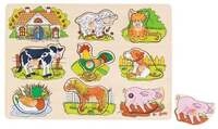 goki Steckpuzzle Bauernhof