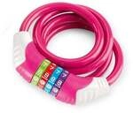 Fahrradschloss mit Zahlencode pink