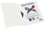 Herlitz Klemmhefter Express-Clip A4 PP, transparent farblos