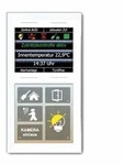 Glas-Infomodul mit sechs plus vier kapazitiven Tasten, 2,8 Zoll-Grafikdisplay...
