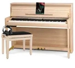 Classic Cantabile UP-1 LA Upright E-Piano Eiche hell Deluxe Set
