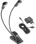 K&M 12245 Notenpultleuchte Double4 LED FlexLight