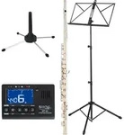 Classic Cantabile FL-100 Querfl&ouml;te Neusilber Set