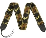 Fender Strap 2" Monogramm Black/Yellow/Brown Fender Strap 2" Monogramm Black/Yellow/Brown