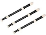 3 x Classic Cantabile F-Altfl&ouml;te Barock F200B Kunststoff Set