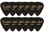 Fender 351 Premium Plektren Medium 12er Pack Black