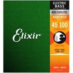 Elixir 14052 E-Bass Nanoweb Long Scale Light