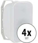 McGrey OLS-5251WH Outdoor-Lautsprecher 50 Watt Wei&szlig; 4x Set