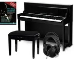 Classic Cantabile UP-1 SH E-Piano Schwarz Hochglanz Deluxe Set
