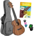 Cascha 2036 Konzert Ukulele Mahagoni Set